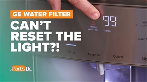 ge refrigerator filter status|ge profile water filter reset.